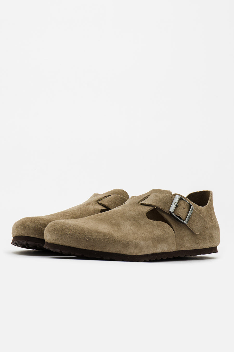 Birkenstock London Sandals in Taupe Suede - Notre