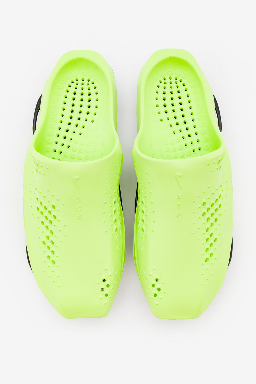 Nike neon deals green slides