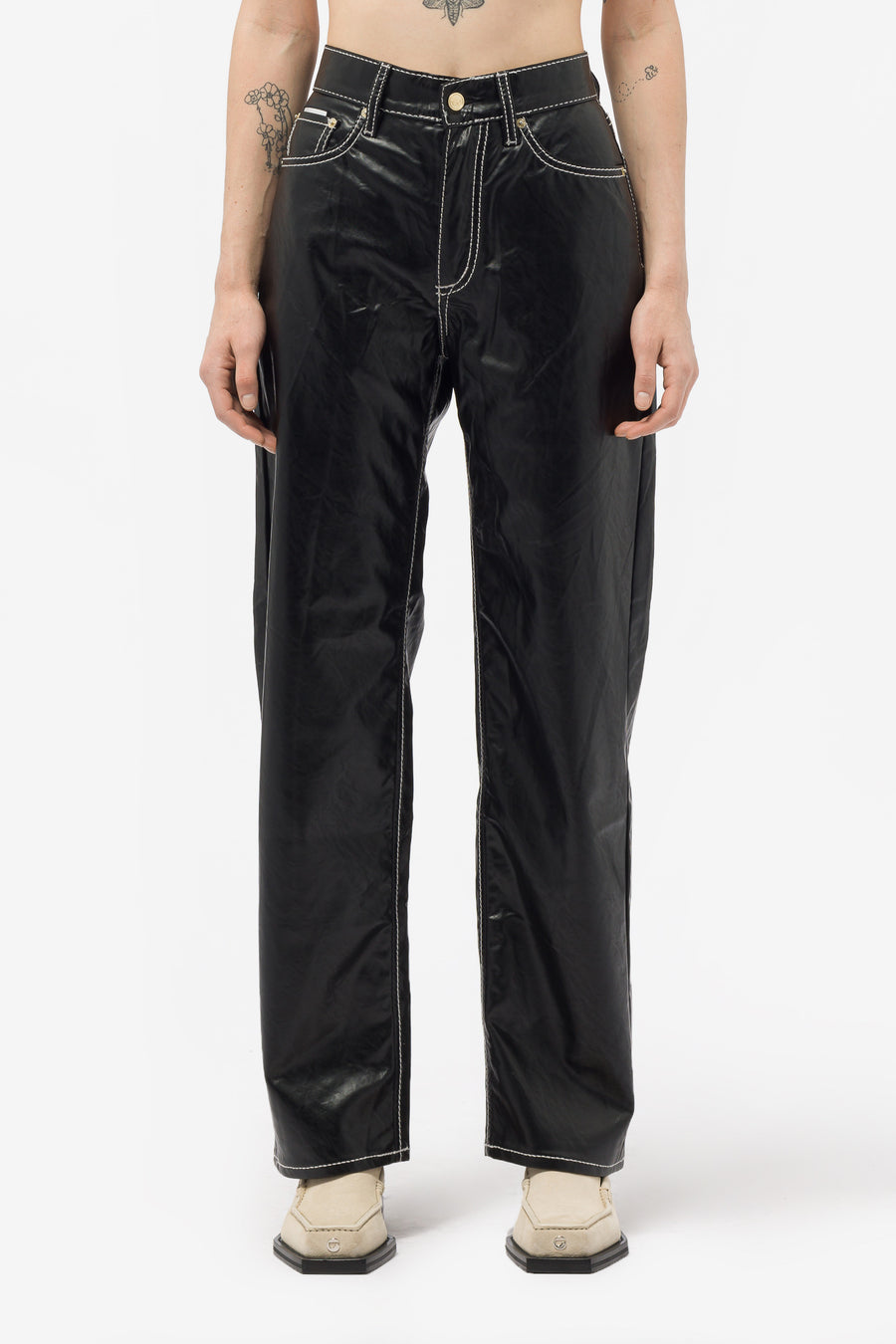 EYTYS - Benz Vegan Leather Pants in Black