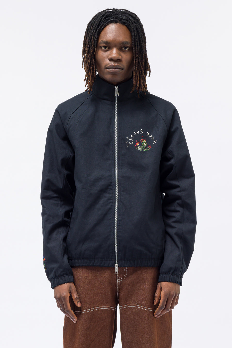 Travis Scott Track Jacket in Black