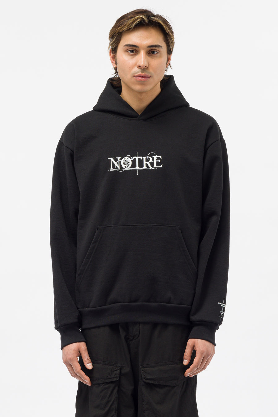 Dr. Woo Logo Hoodie in Black