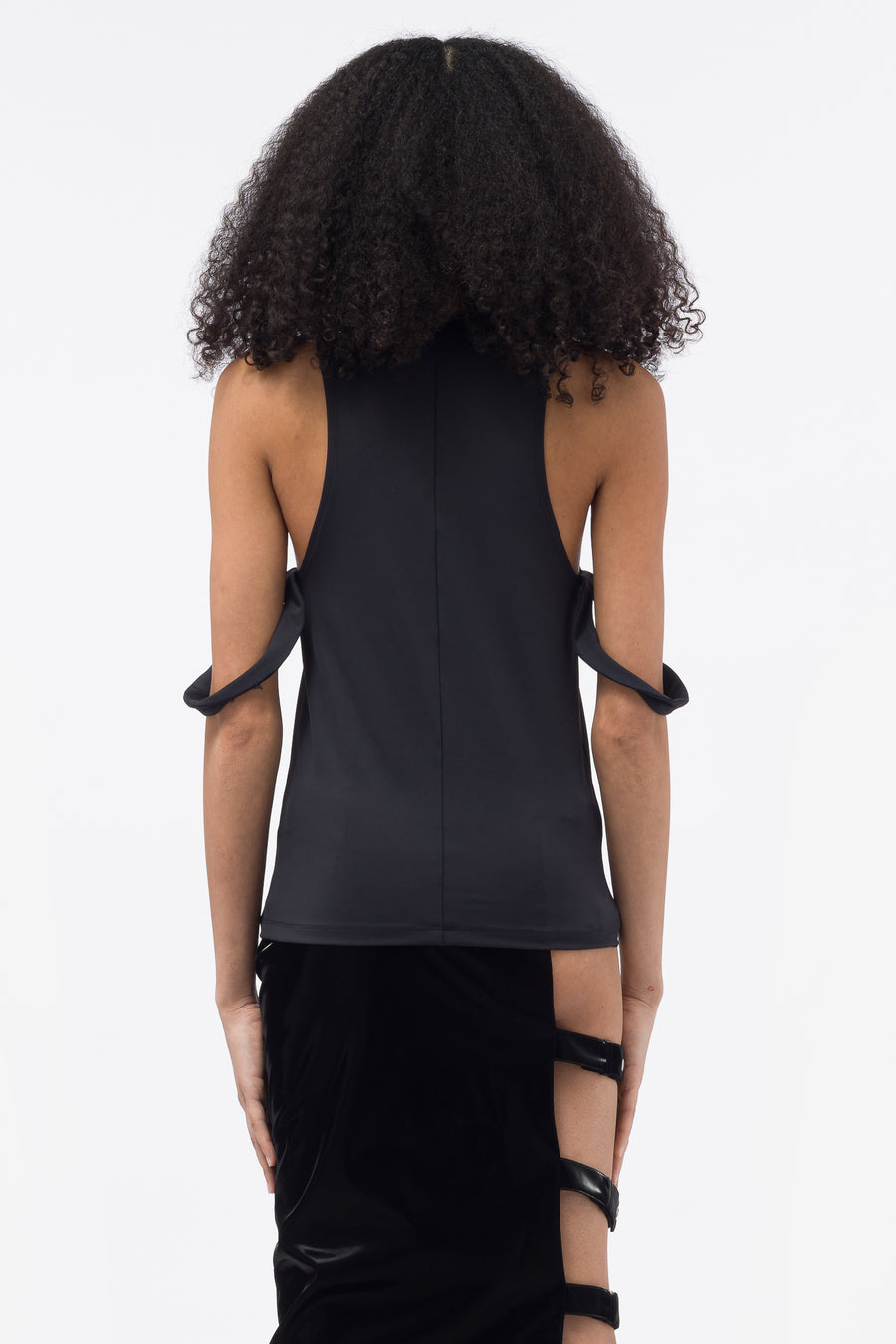Pressiat Tank Top in Black - Notre
