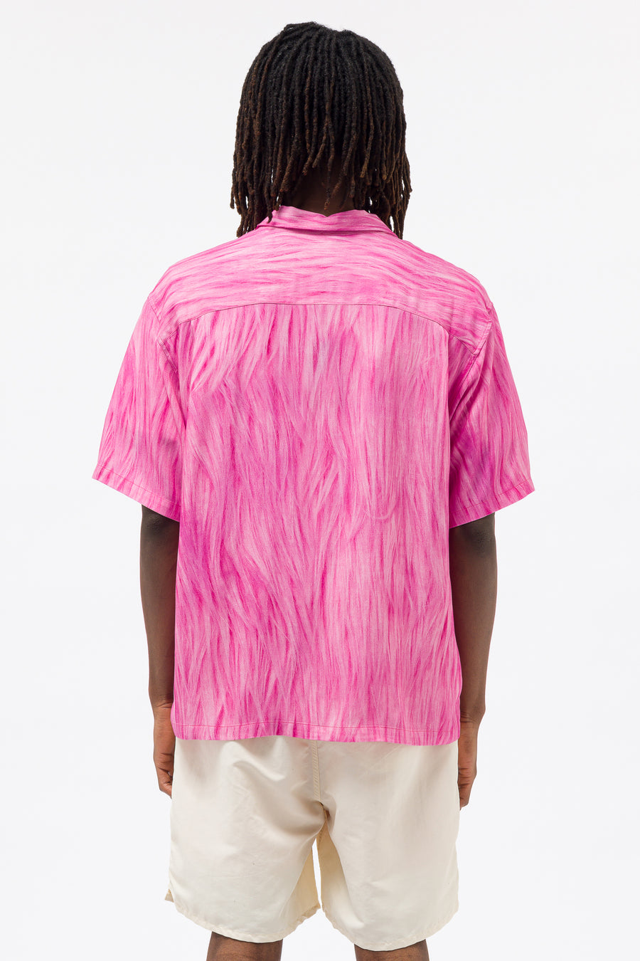 Fur Print Shirt in Pink