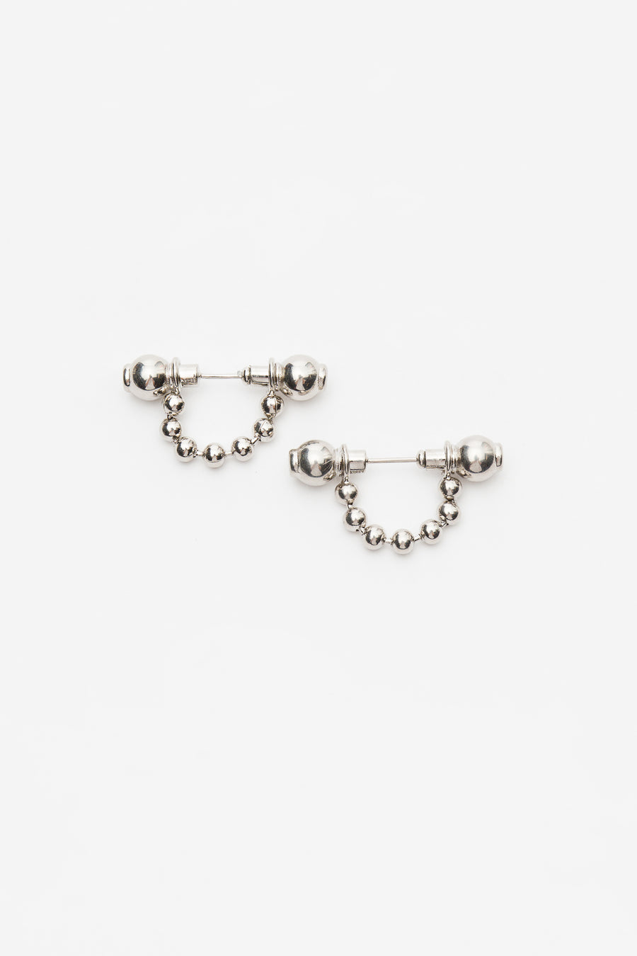 Tiny barbell earrings Clearance
